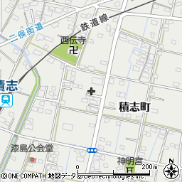 静岡県浜松市中央区積志町847周辺の地図