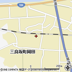 広島県三次市三良坂町岡田338周辺の地図