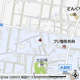 静岡県浜松市中央区大島町1089周辺の地図