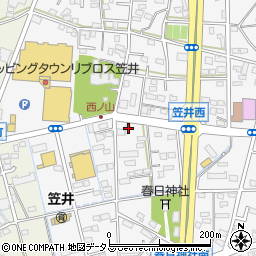 静岡県浜松市中央区笠井町1249周辺の地図