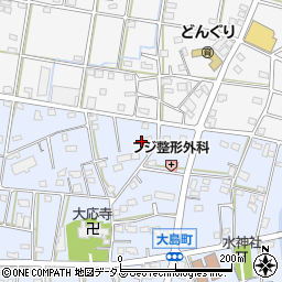 静岡県浜松市中央区大島町1062周辺の地図