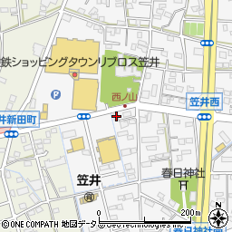 静岡県浜松市中央区笠井町1250周辺の地図
