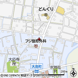 静岡県浜松市中央区大島町1001周辺の地図