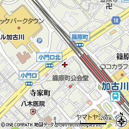 兵庫県加古川市加古川町篠原町81周辺の地図