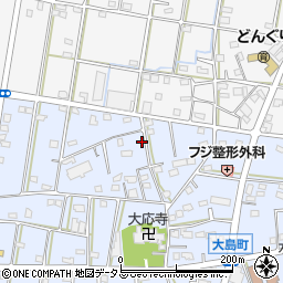 静岡県浜松市中央区大島町1088周辺の地図