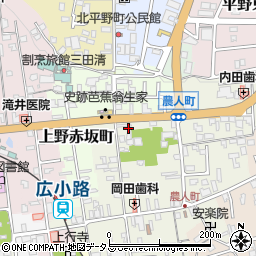 三重県伊賀市上野農人町404-1周辺の地図