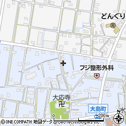 静岡県浜松市中央区大島町1070周辺の地図