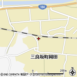広島県三次市三良坂町岡田424周辺の地図