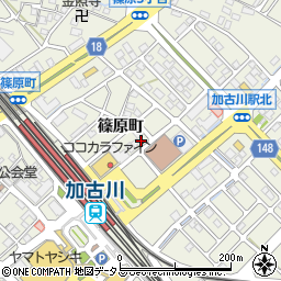 タイムズＪＲ加古川駅北第８駐車場周辺の地図
