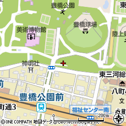 豊橋公園トイレ５周辺の地図