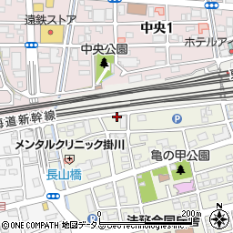 オリックスレンタカー掛川店周辺の地図