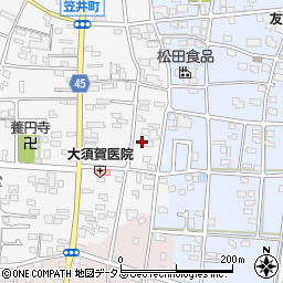静岡県浜松市中央区笠井町67周辺の地図