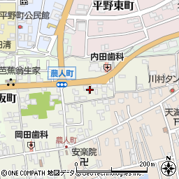 三重県伊賀市上野農人町537周辺の地図