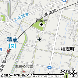 静岡県浜松市中央区積志町842周辺の地図