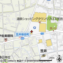 静岡県浜松市中央区笠井町1197周辺の地図