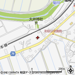 和田公会堂周辺の地図