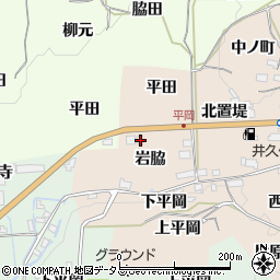 京都府木津川市加茂町井平尾岩脇22-2周辺の地図