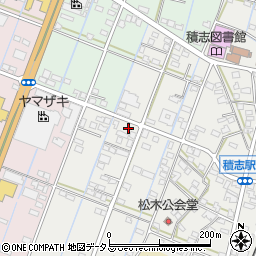 静岡県浜松市中央区積志町1688周辺の地図