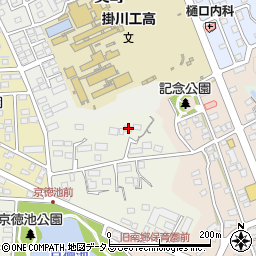 静岡県掛川市上張24周辺の地図