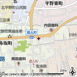 三重県伊賀市上野農人町540-7周辺の地図