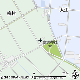 愛知県豊橋市富久縞町梅村38周辺の地図