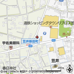 静岡銀行笠井支店 ＡＴＭ周辺の地図
