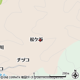 京都府木津川市加茂町井平尾（松ケ谷）周辺の地図