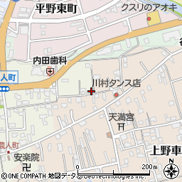 三重県伊賀市上野農人町576-3周辺の地図