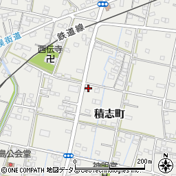 静岡県浜松市中央区積志町881周辺の地図