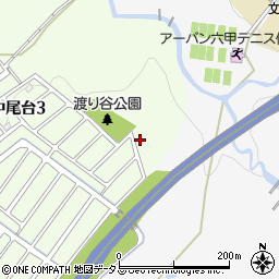花山通信所周辺の地図