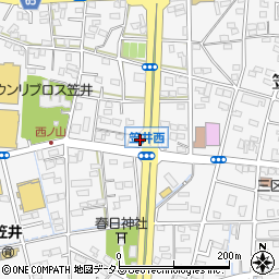静岡県浜松市中央区笠井町958周辺の地図