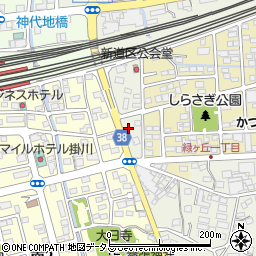 静岡県掛川市上張521周辺の地図