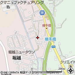 静岡県袋井市堀越1745周辺の地図