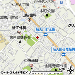 兵庫県加古川市加古川町本町316周辺の地図
