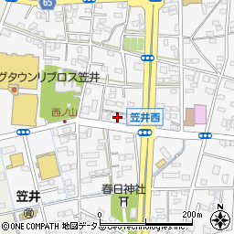静岡県浜松市中央区笠井町1224周辺の地図