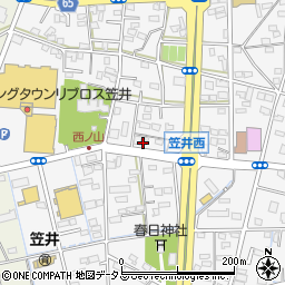 静岡県浜松市中央区笠井町1213周辺の地図