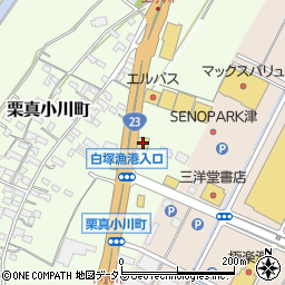 和食さとセノパーク津店周辺の地図