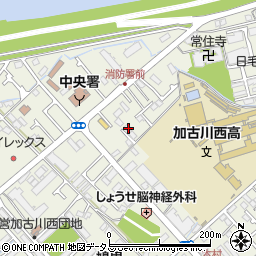 兵庫県加古川市加古川町本町173-2周辺の地図