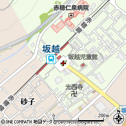 坂越駅周辺の地図