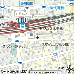 株式会社トヨタレンタリース静岡　掛川営業所周辺の地図