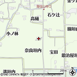 京都府木津川市加茂町例幣奈良垣内周辺の地図