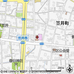 静岡県浜松市中央区笠井町865周辺の地図