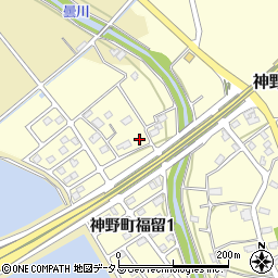 兵庫県加古川市神野町福留1525周辺の地図