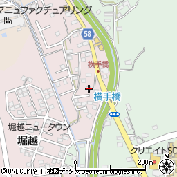 静岡県袋井市堀越1751周辺の地図