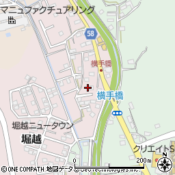 静岡県袋井市堀越1753周辺の地図