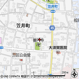 静岡県浜松市中央区笠井町286周辺の地図