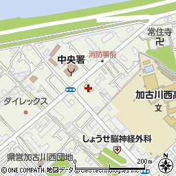 兵庫県加古川市加古川町本町172周辺の地図