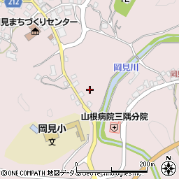 島根県浜田市三隅町岡見周辺の地図