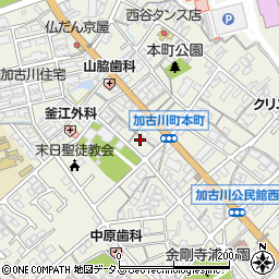 兵庫県加古川市加古川町本町318周辺の地図