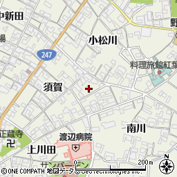 愛知県知多郡美浜町野間須賀19周辺の地図